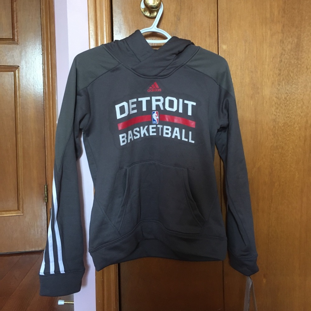 Kid's Detroit Pistons Basketball Adidas hoodie